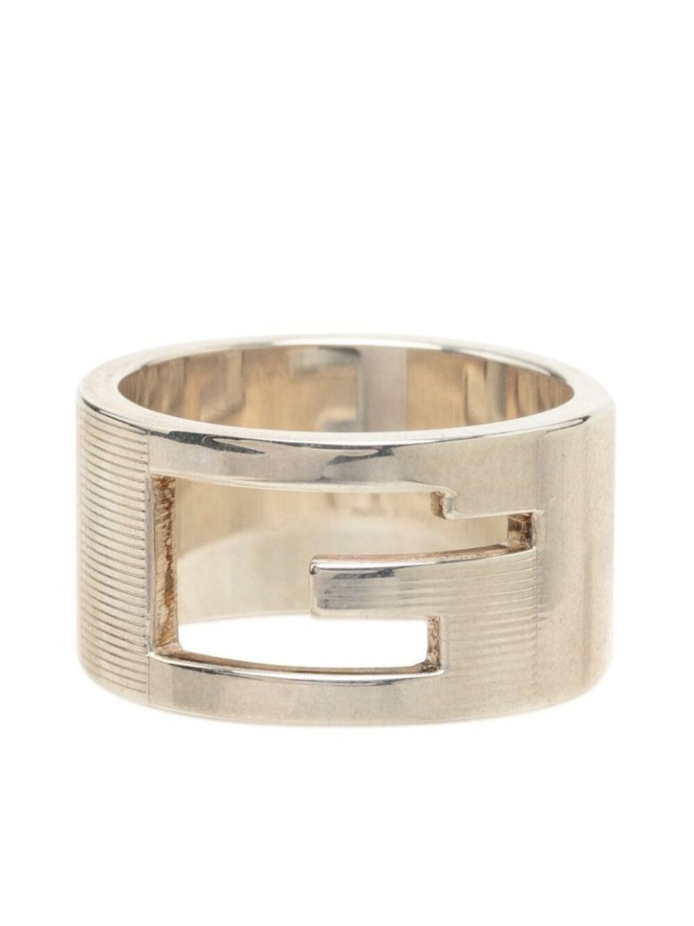 Gucci Cutout G Ring Silver